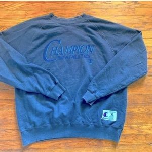 Champion Large Logo Crewneck Sweatshirt Vintage 1990s